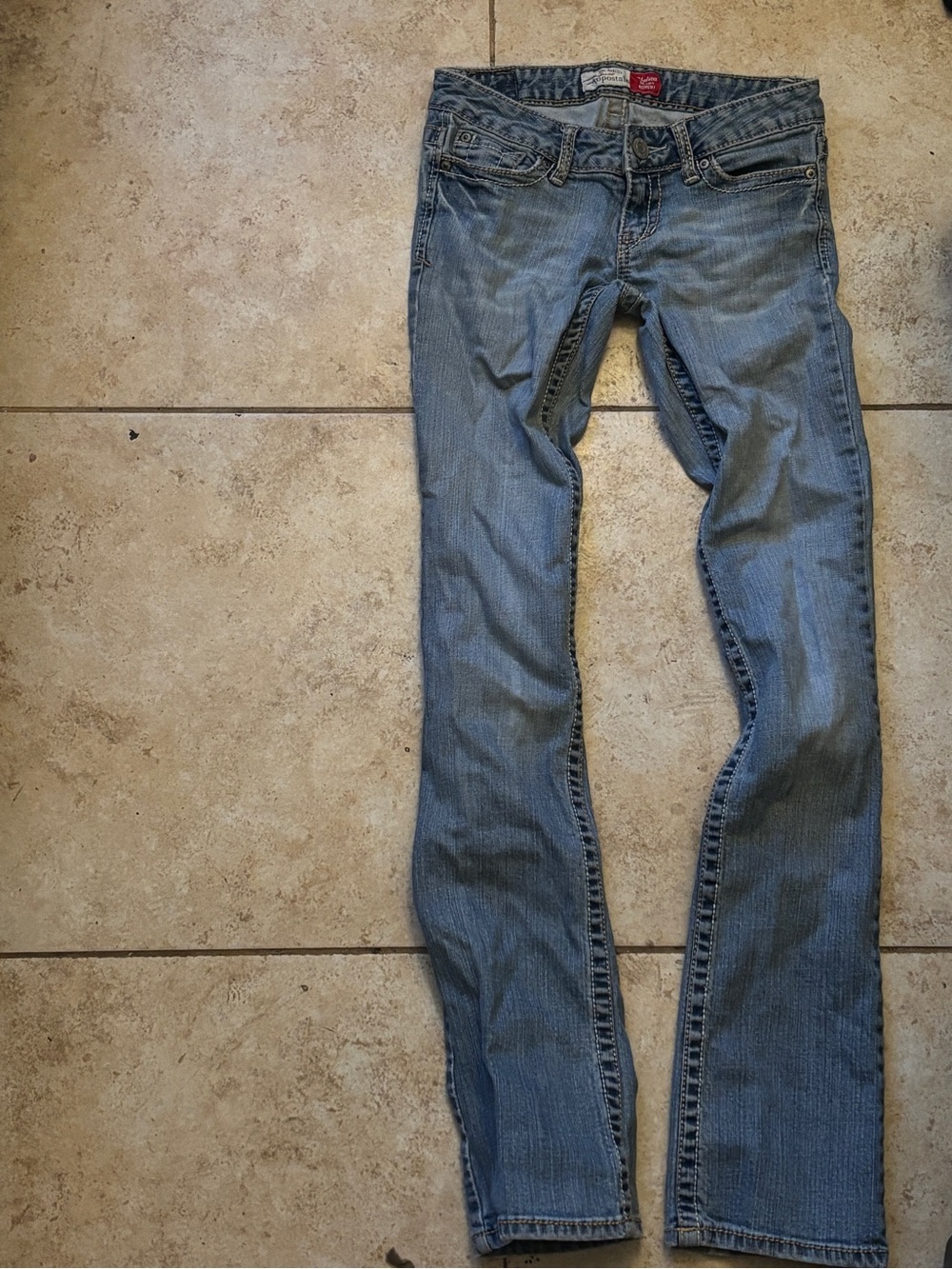 Women's Skinny Bootcut Light Blue Jeans
